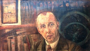 Herbert Noll, Öl auf Pappe, 65 cm x 35 cm